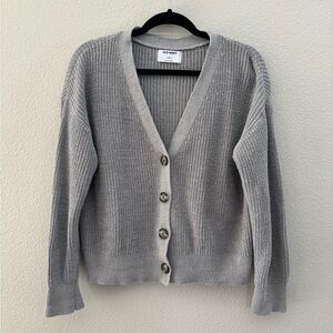 *** SOLD ***
Old Navy Linen Blend Cardigan Knit Sweater Gray Women’s Size M